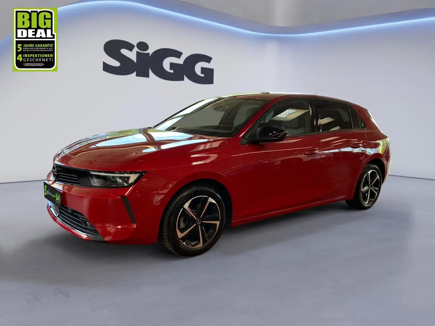 Opel Astra L 1.2 Turbo Edition FLA SpurH KeyLess LM Rood - 2