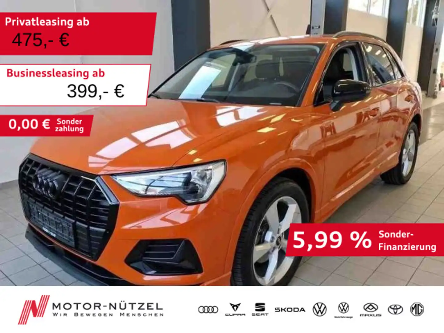 Audi Q3 35 TFSI S-TR ADVANCED 5JG+LED+NAVI+AHK+STDHZG Orange - 1