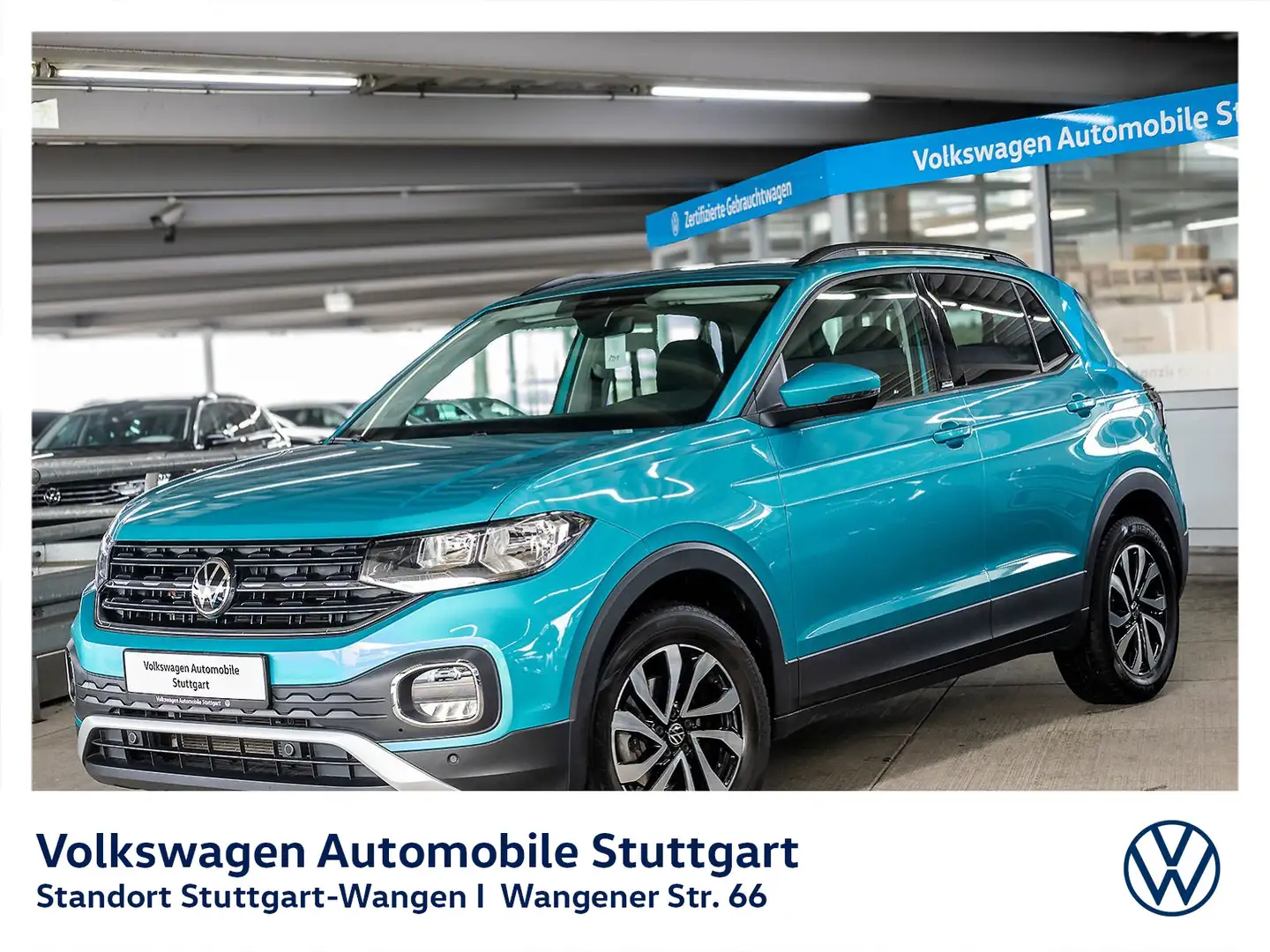 Volkswagen T-Cross Active 1.0 TSI DSG Navi ACC SHZ PDC Blau - 1