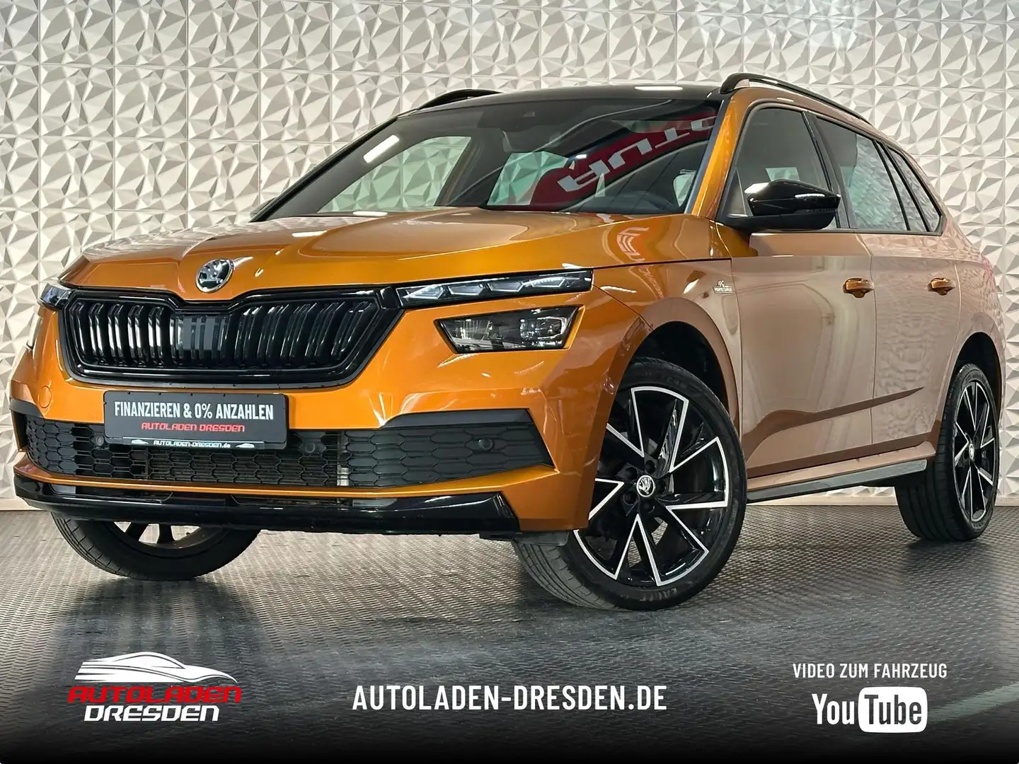 Skoda Kamiq 1.0TSI MONTE CARLO LED#ACC#SPUR#PANO#SHZ Orange - 1