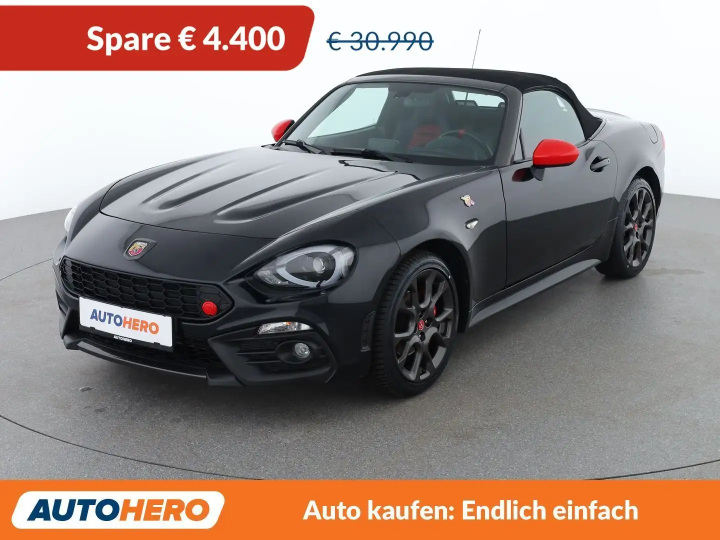 Abarth 124 Spider 1.4 Turbo Schwarz - 1