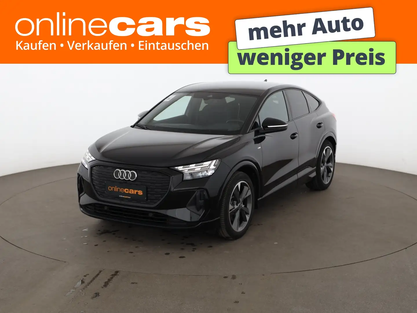 Audi Q4 e-tron SB 35 S-Line 55kWh Aut MATRIX HEAD-UP Schwarz - 1
