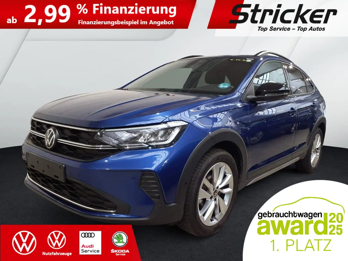 Volkswagen Taigo Goal 1.0TSI DSG 203,-ohne Anzahlung Navi Sitzheiz Blau - 2