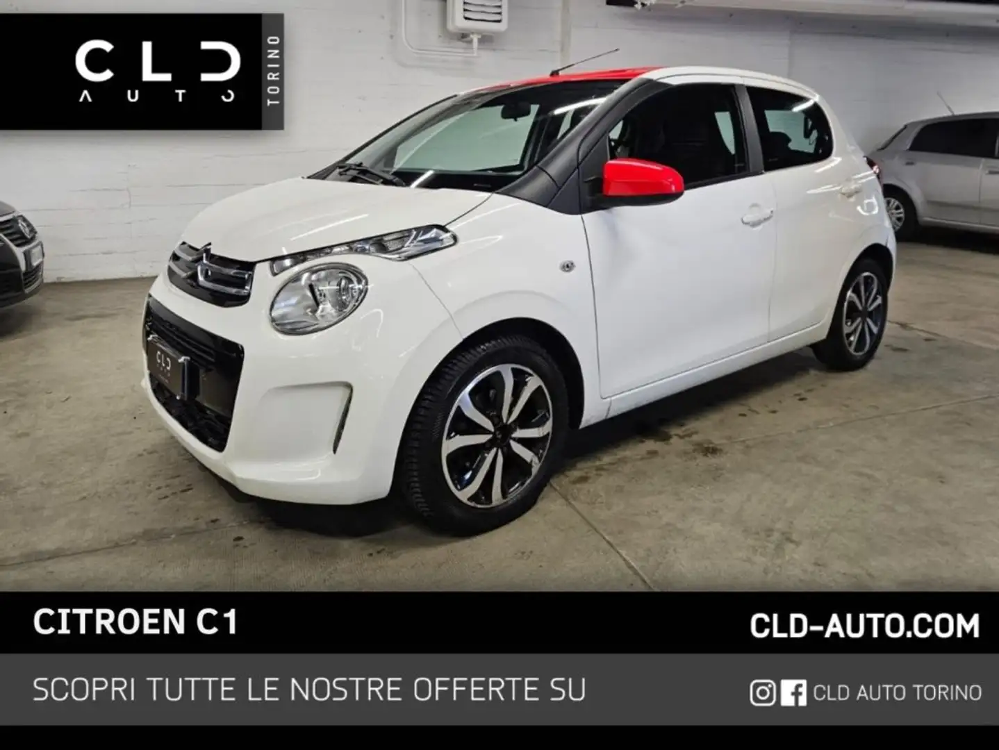 Citroen C1 VTi 72 S&S 5 porte Bianco - 1