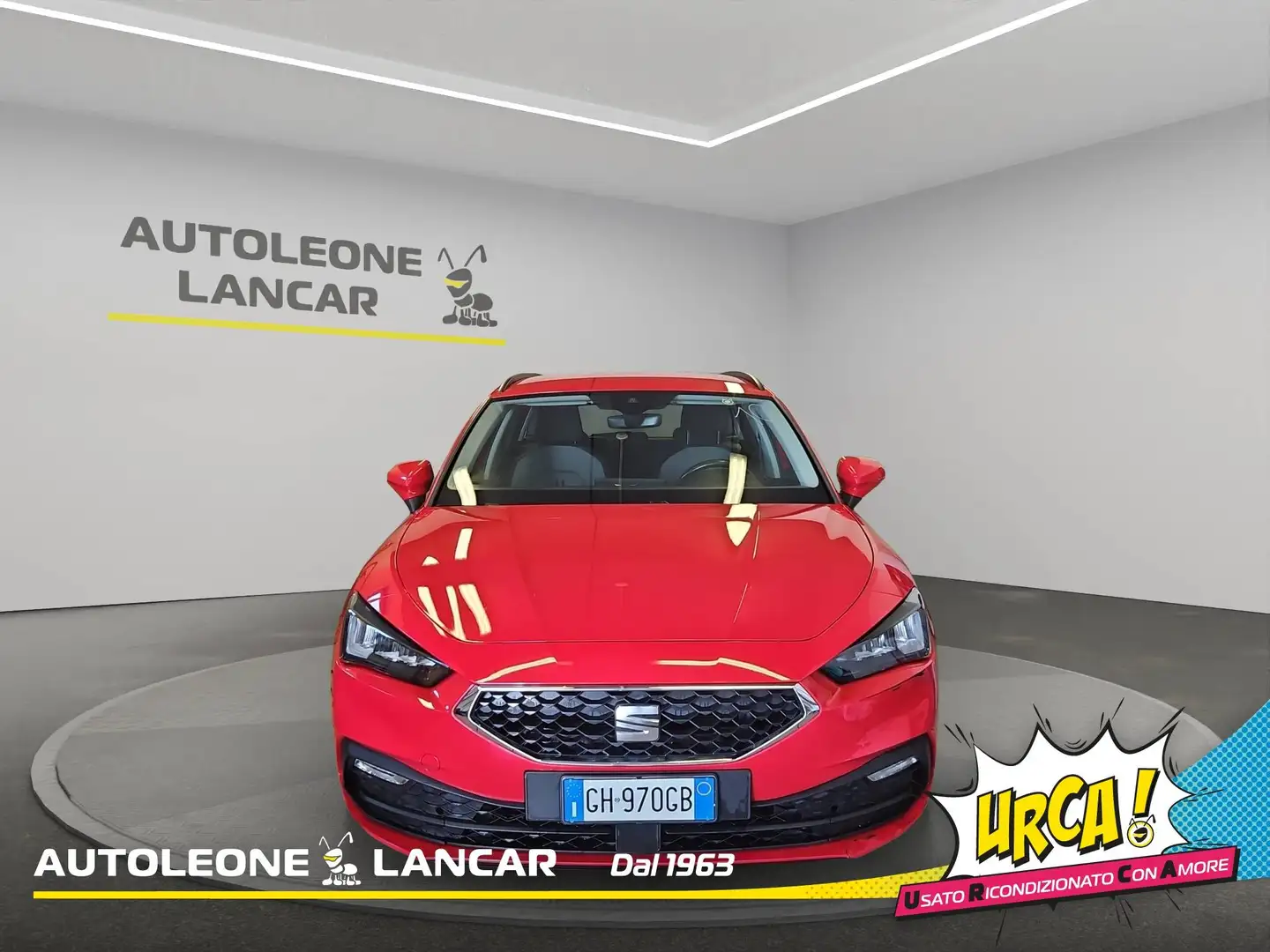 SEAT Leon Sportstourer 1.5 tgi Style 130cv MANUT. CERTIFICAT Rosso - 2