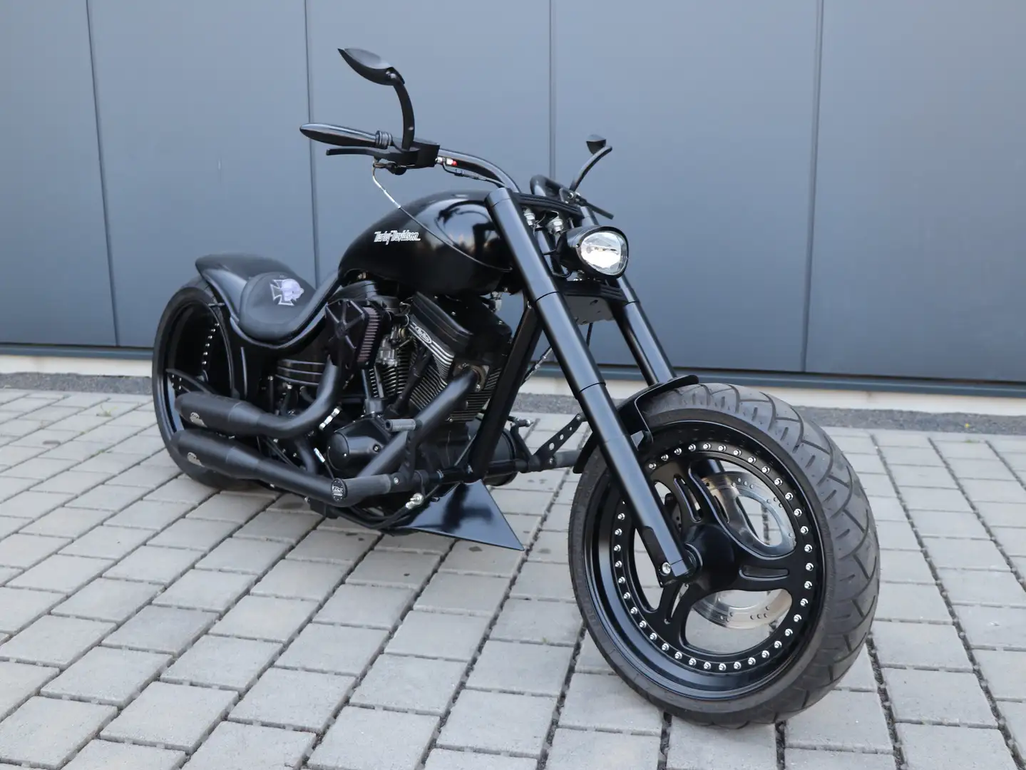 Harley-Davidson Fat Boy Thunderbike TGS Custom Dragster Nero - 1