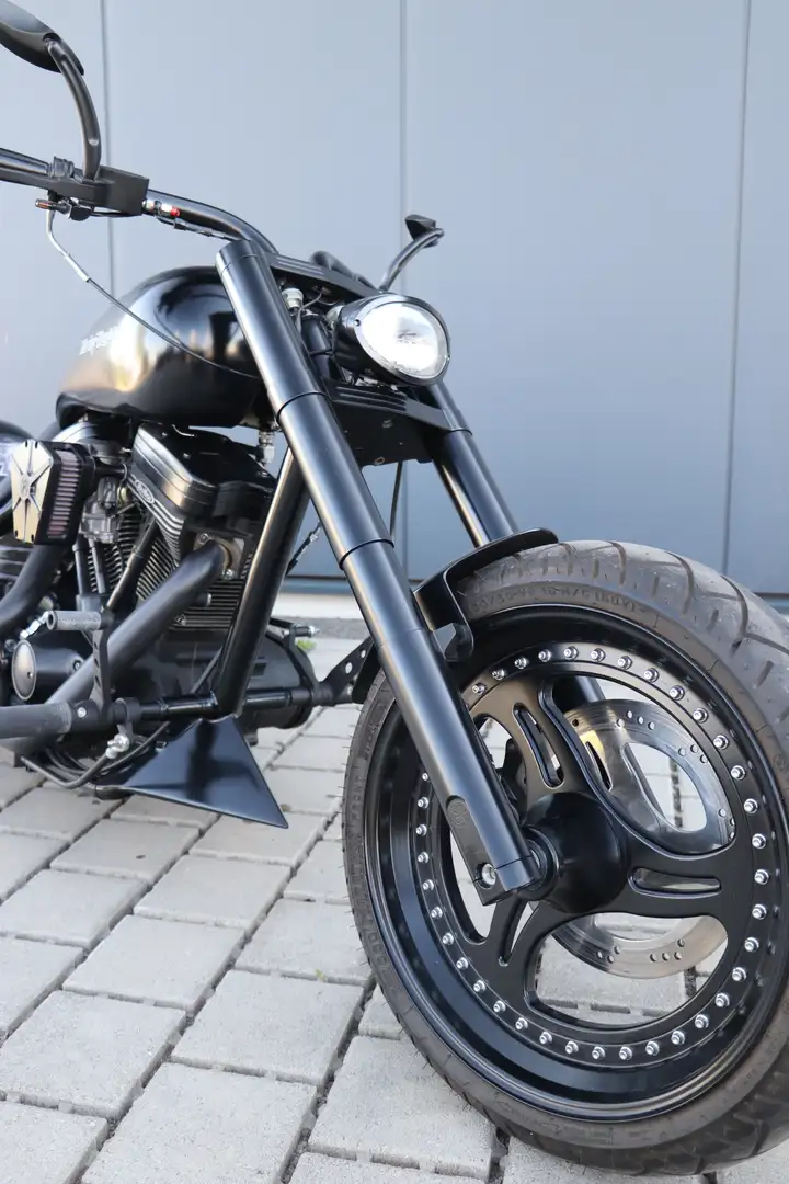 Harley-Davidson Fat Boy Thunderbike TGS Custom Dragster Nero - 2