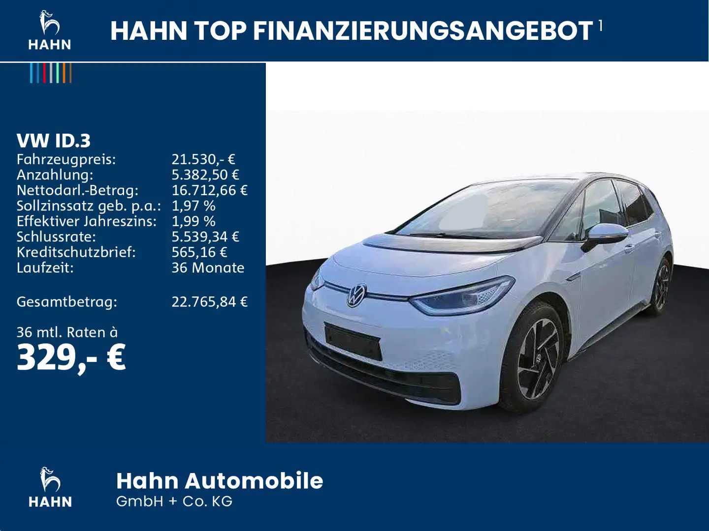 Volkswagen ID.3 Pro Performance AHK Cam Matrix Pano Wärmepu Weiß - 2