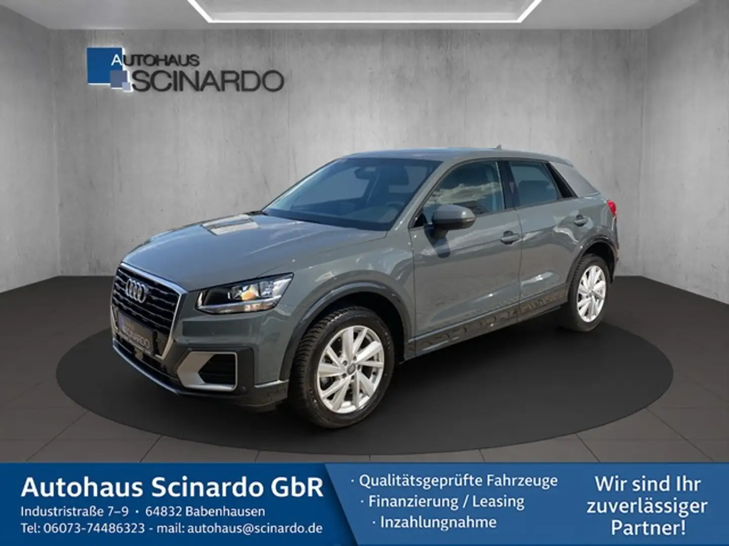 Audi Q2 1.4TFSI S-Tronic Design*Navi*PDC*Garantie*SHZ Gris - 1