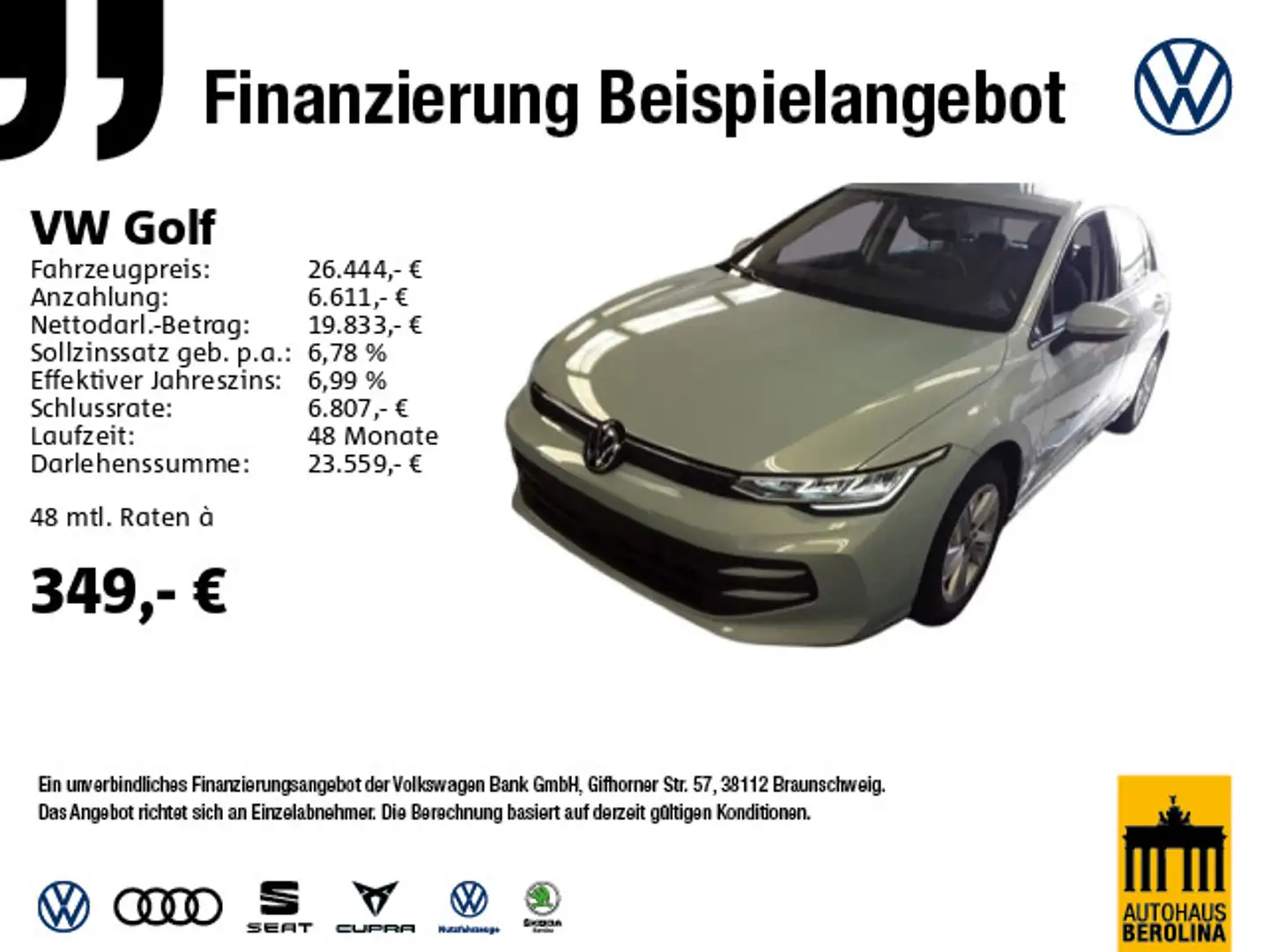 Volkswagen Golf VIII 1.5 eTSI Life DSG *ACC*SHZ* Blauw - 1