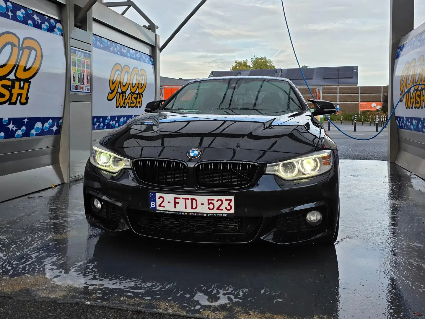 BMW 420 Bmw 420i cabrio Pack M Zwart - 1
