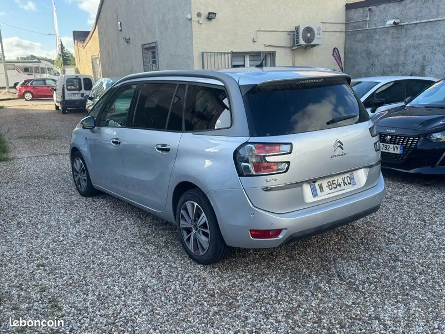 Citroen C4 Picasso Citroën 1.6 HDI 120 CH 7 place Gris - 2