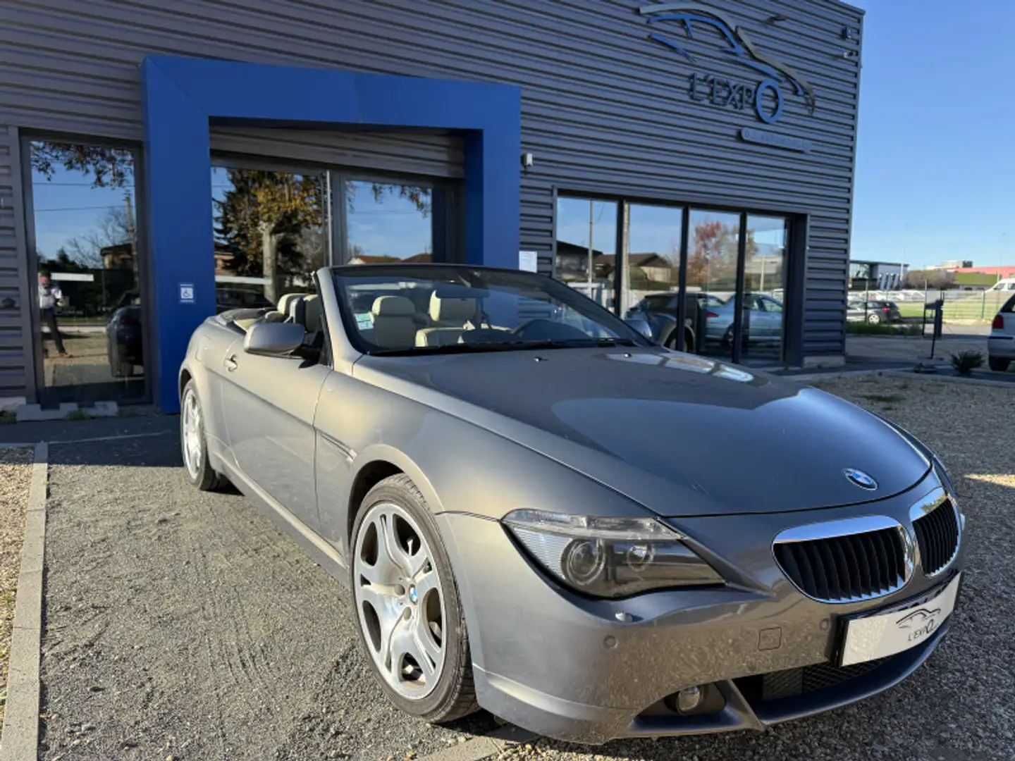 BMW 630 (E64) 630CIA 258CH PACK LUXE Gris - 1