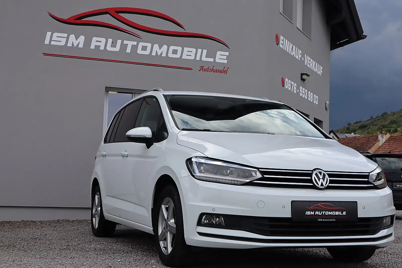 Volkswagen Touran 1.6 TDI BMT Comfortline Weiß - 1