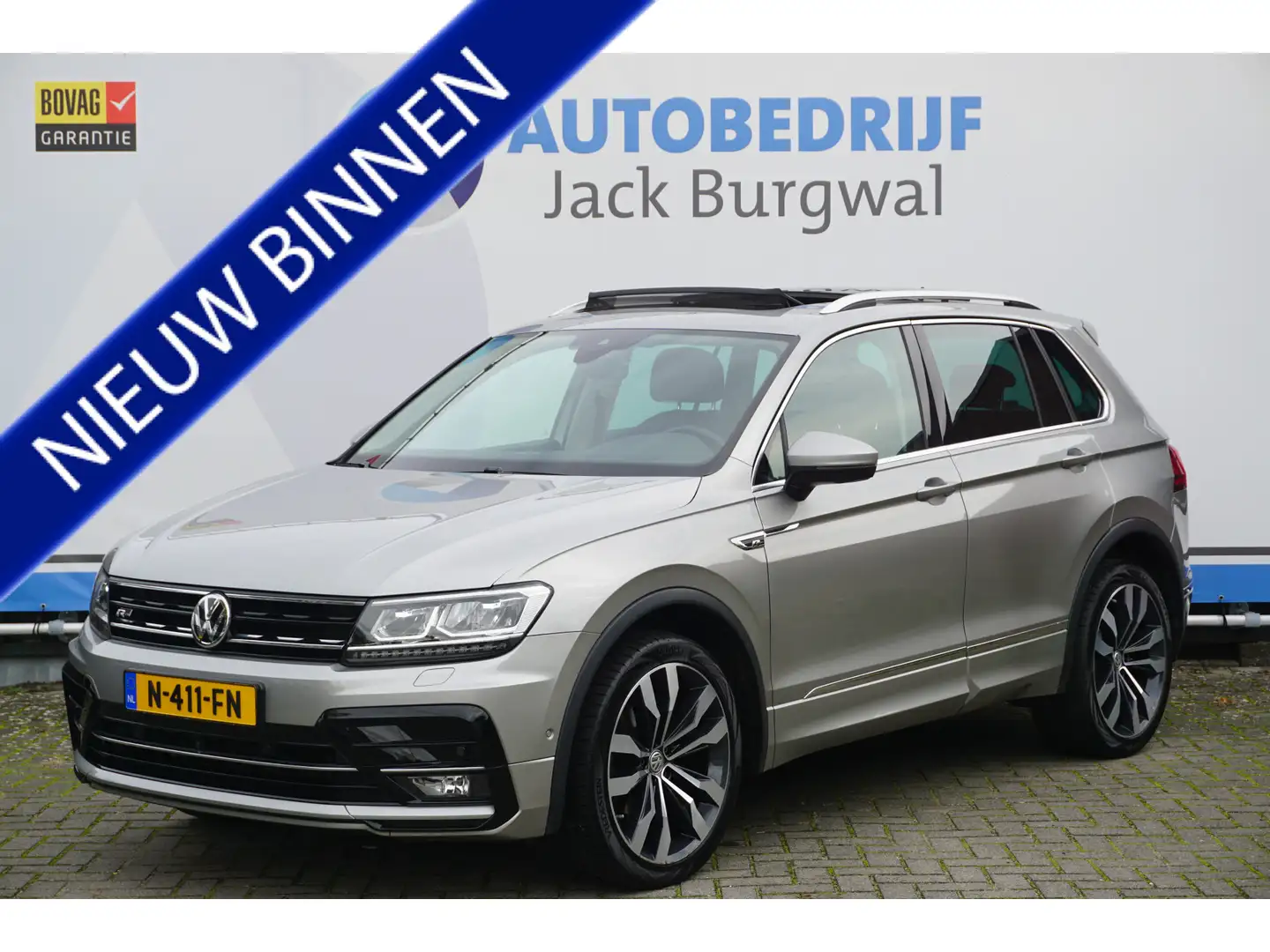 Volkswagen Tiguan 2.0 TDI DSG 4Motion Highline R-Line Trekhaak | Cam Gris - 1