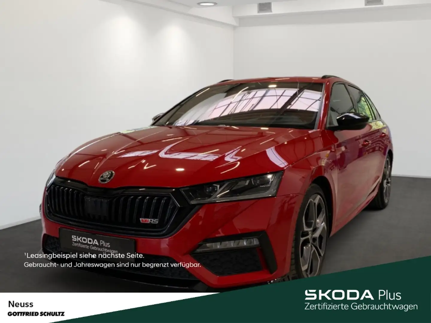 Skoda Octavia Combi RS PLUS TSI DSG HEAD-UP AHK SITZHEIZUNG EINP Rouge - 1