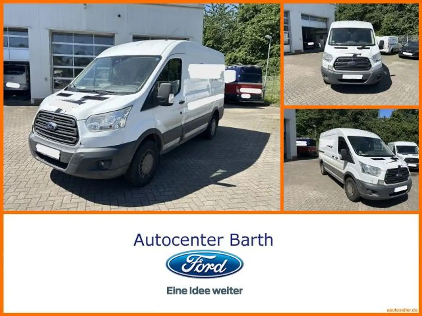 Ford Transit Kasten 2.2 TDCi 350 L2 RWD Trend AHK Blanc - 1
