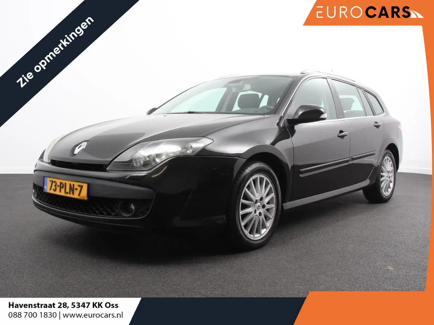 Renault Laguna Estate 1.5 dCi Dynamique Airco Navigatie Cruise co Noir - 1