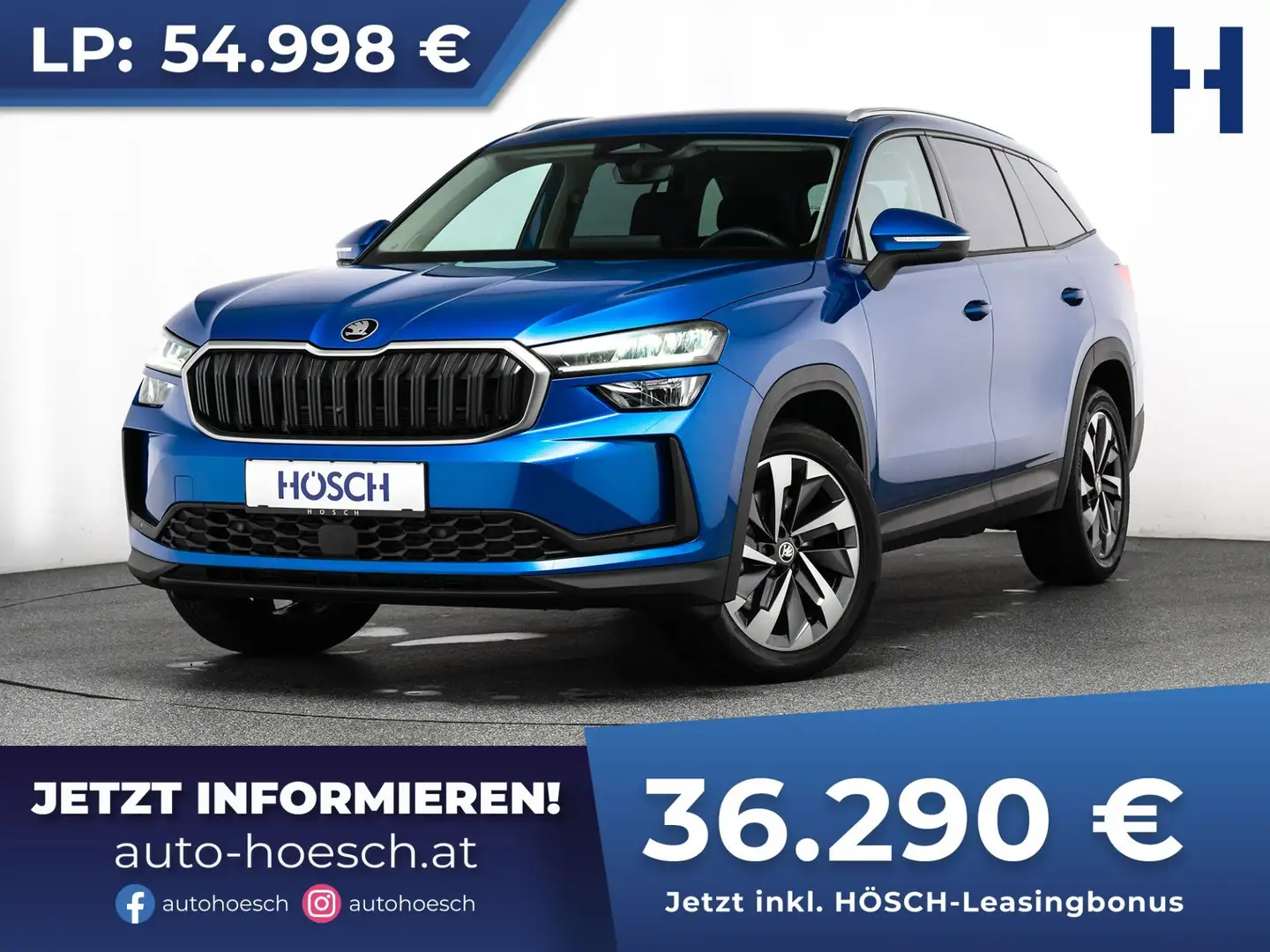 Skoda Kodiaq TSI Selection 7-SITZE 19er KOMFORTPAKET Blau - 1