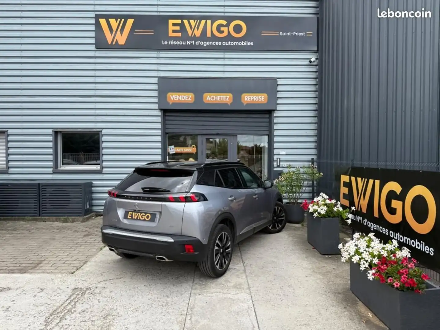 Peugeot 2008 1.2 155ch GT EAT Sièges chauffants- Carplay Condui Gris - 2