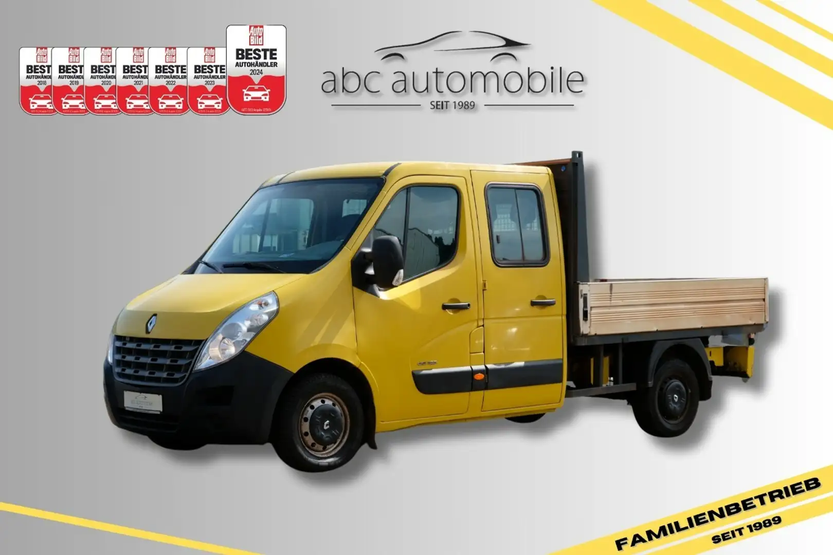 Renault Master DoKa L2H1 125FAP Kunstleder Yellow - 1