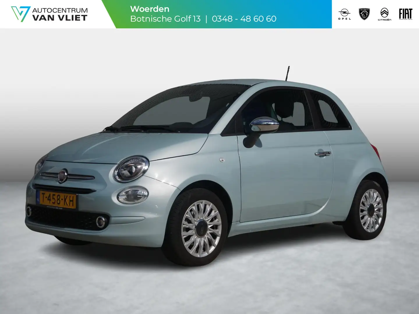 Fiat 500 1.0 Hybrid | Mooie uitvoering! | Navi | Clima | Cr Groen - 1