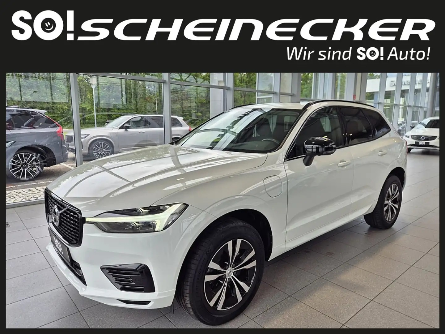 Volvo XC60 T6 AWD Recharge PHEV R-Design Expression Geartr... Weiß - 2