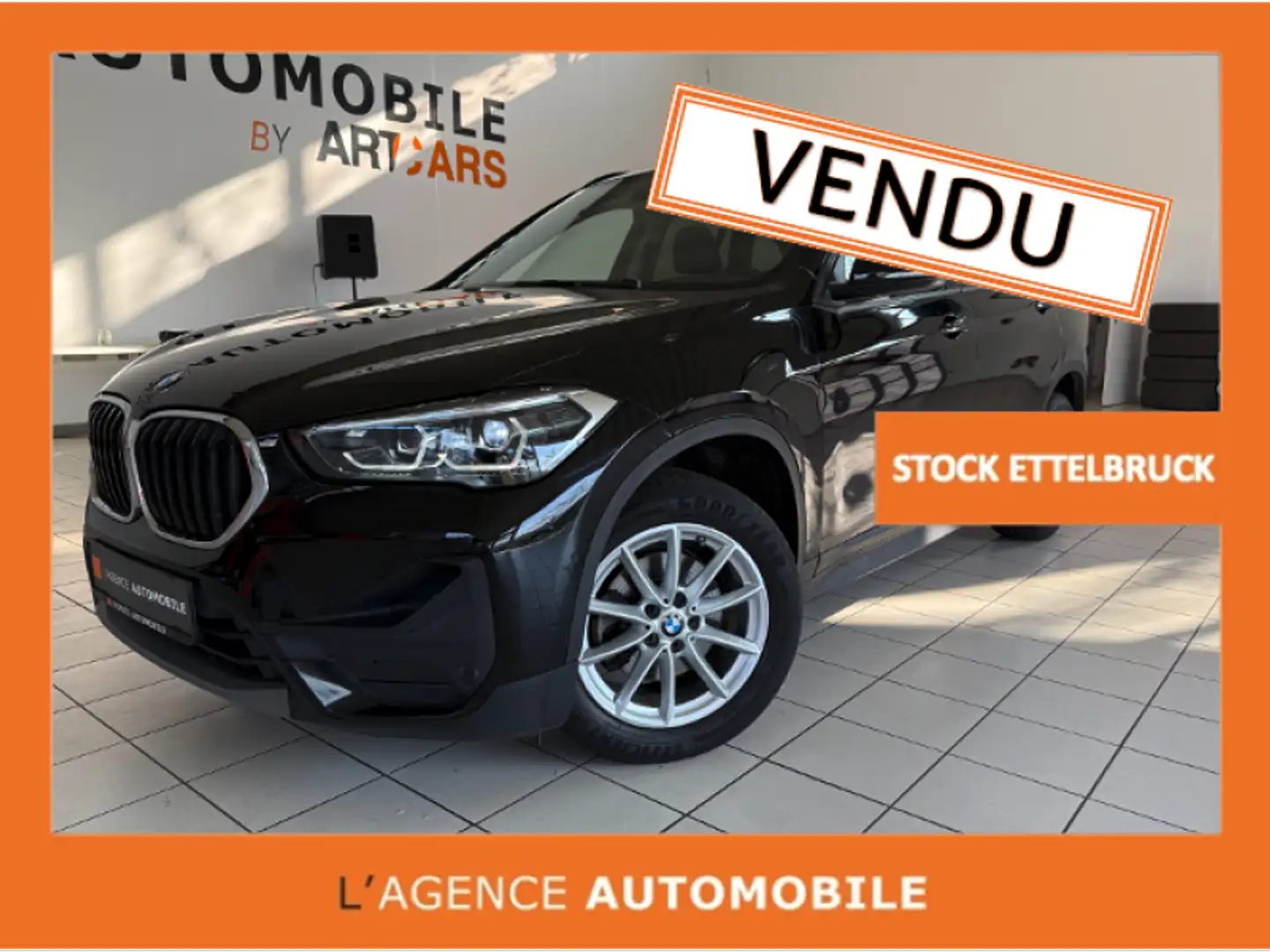 BMW X1 X1 sDrive18d Noir - 1