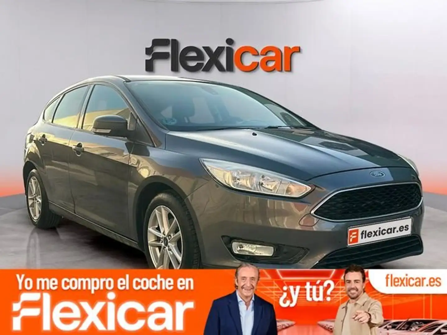 Ford Focus 1.0 Ecoboost Auto-S&S Trend 100 Gris - 1