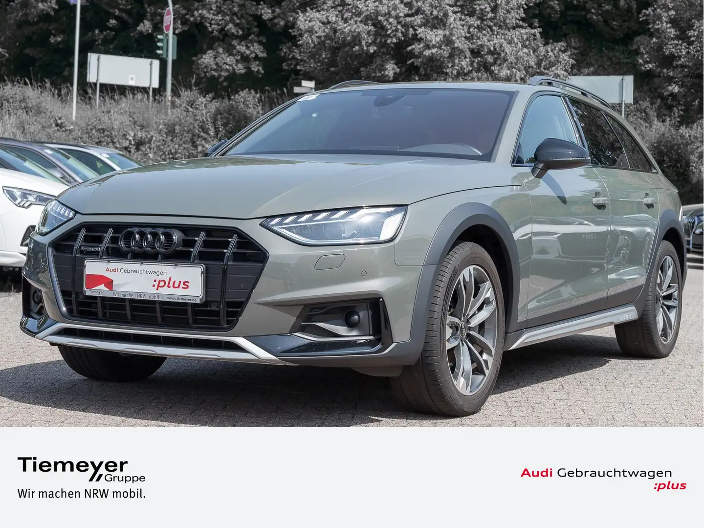 Audi A4 allroad 40 TDI Q MATRIX 2xASSIST KAMERA AHK Grijs - 1