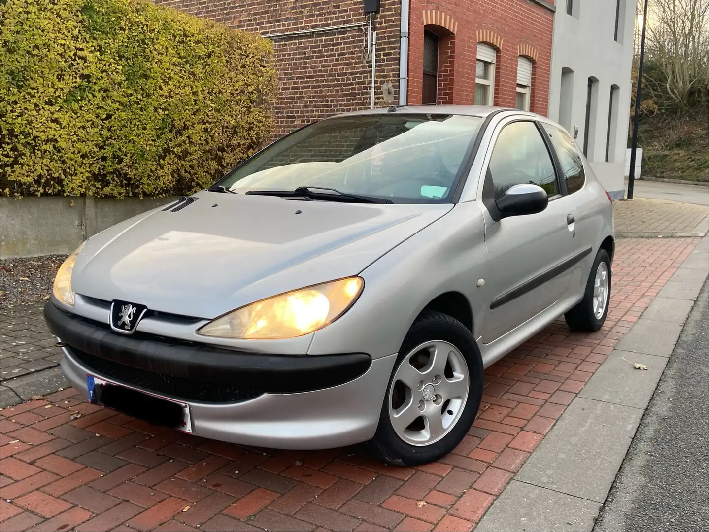 Peugeot 206 1.1 Benzine *Proper! *is net blanco Gekeurd/Carpas Zilver - 1