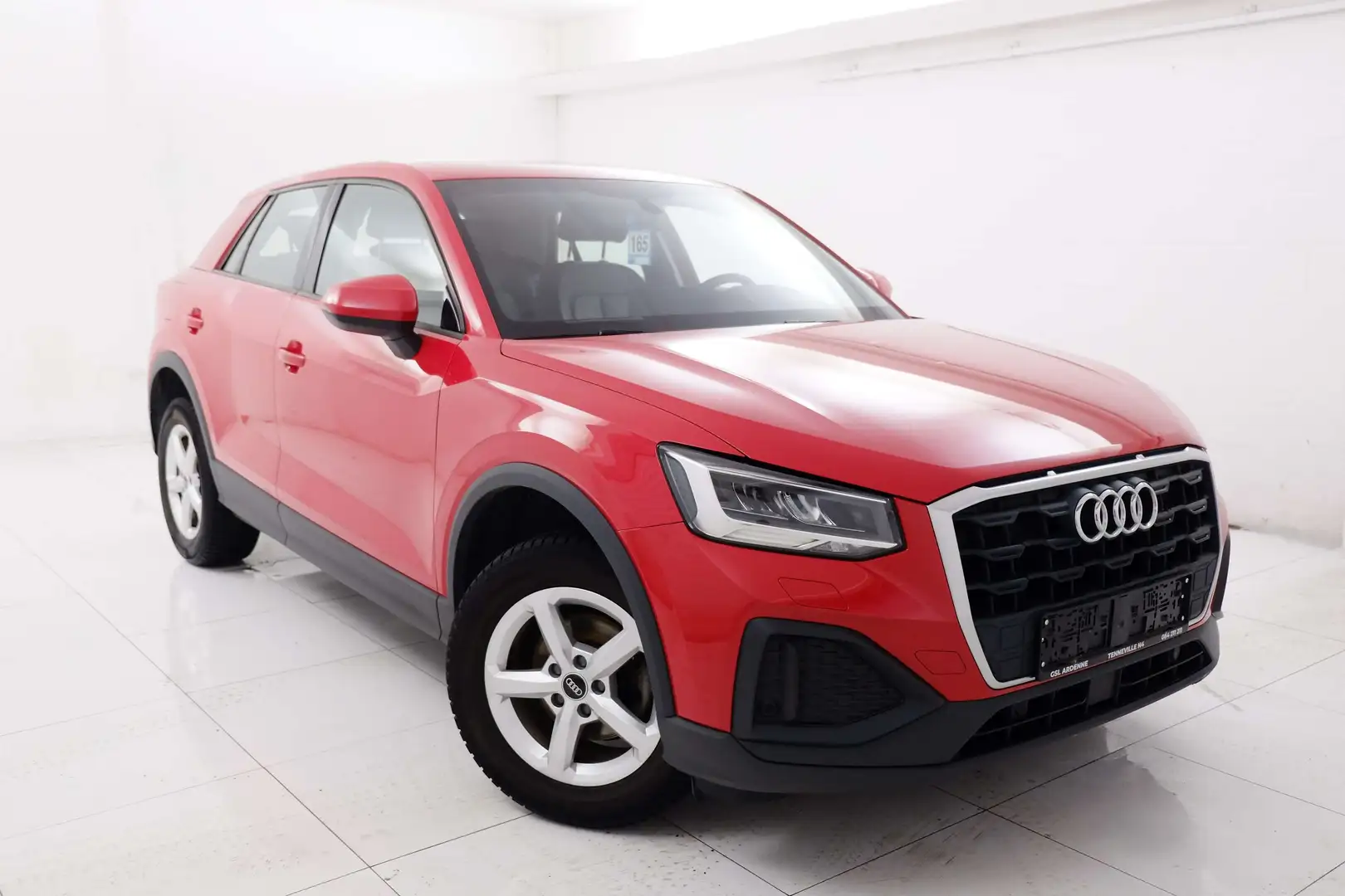 Audi Q2 Q2 30 TFSI # GPS, TEL, CUIR, 1ER PROPRIETAIRE Rouge - 1