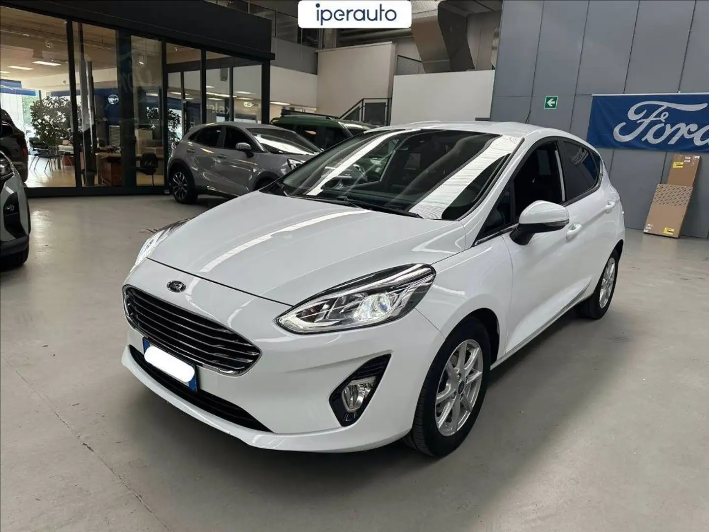 Ford Fiesta 5p 1.0 ecoboost hybrid titanium s&s 125cv Bianco - 1