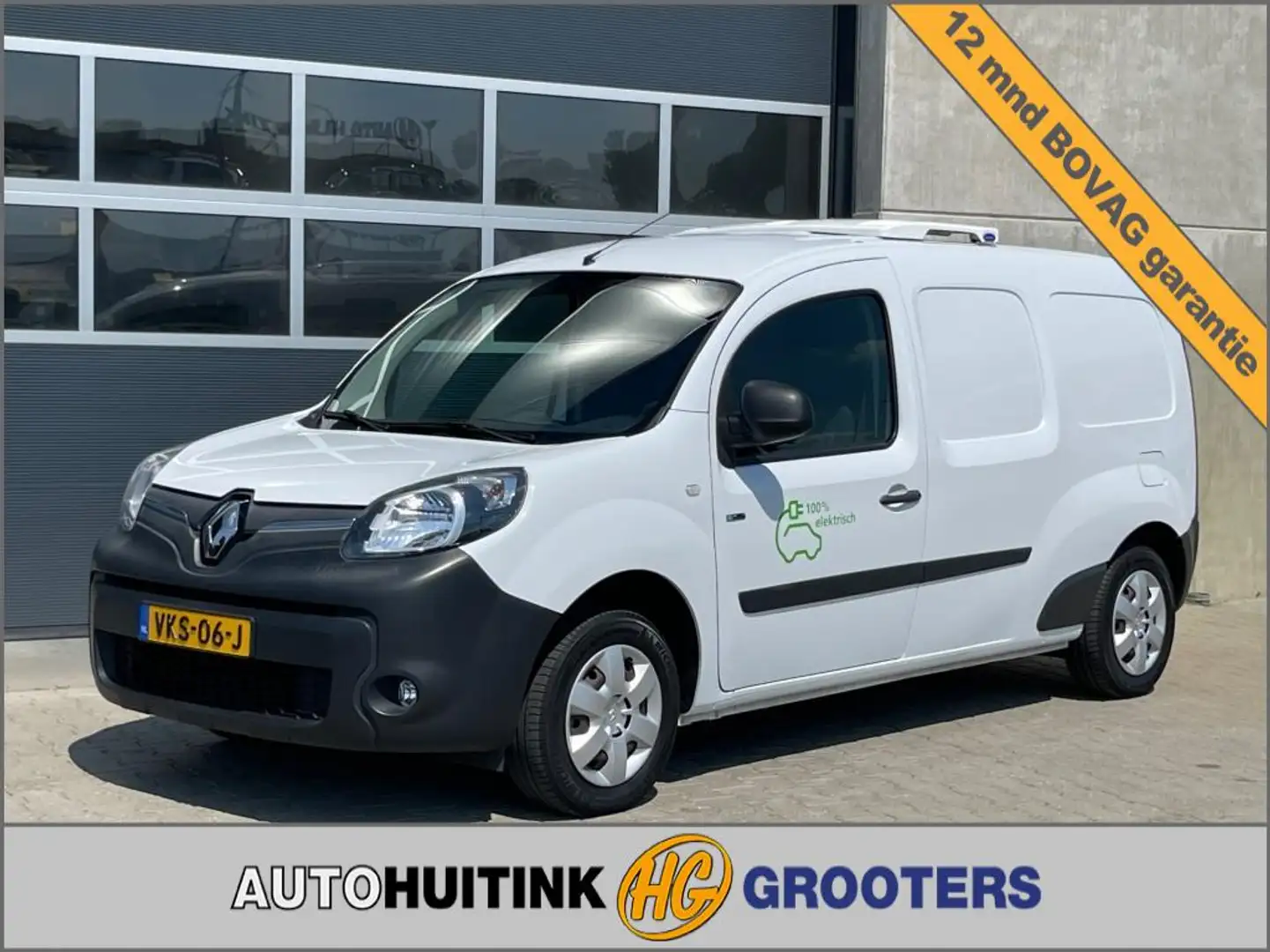 Renault Kangoo Z.E.  Maxi Elektrisch L2  Koelwagen !! Wit - 1