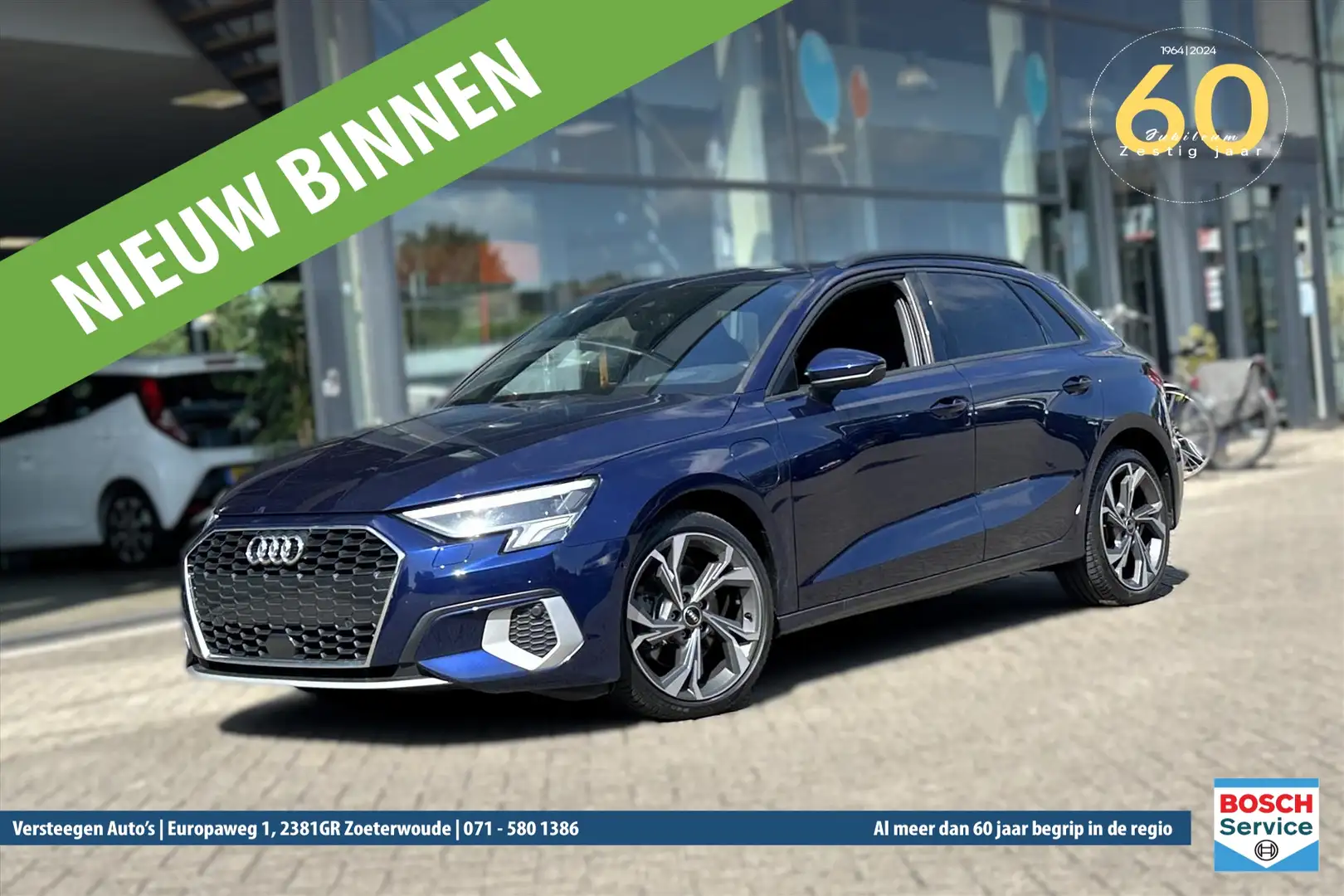 Audi A3 40 TFSI e 204pk PHEV S-tronic S Edition S-Line Blauw - 1