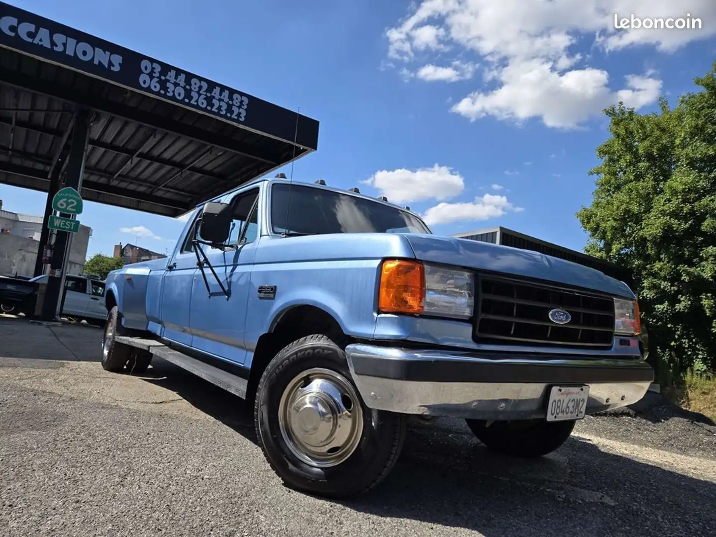 Ford F 350 F 350 Crew cab 6 places 7.5 V8 460ci XLT Lariat Modrá - 2