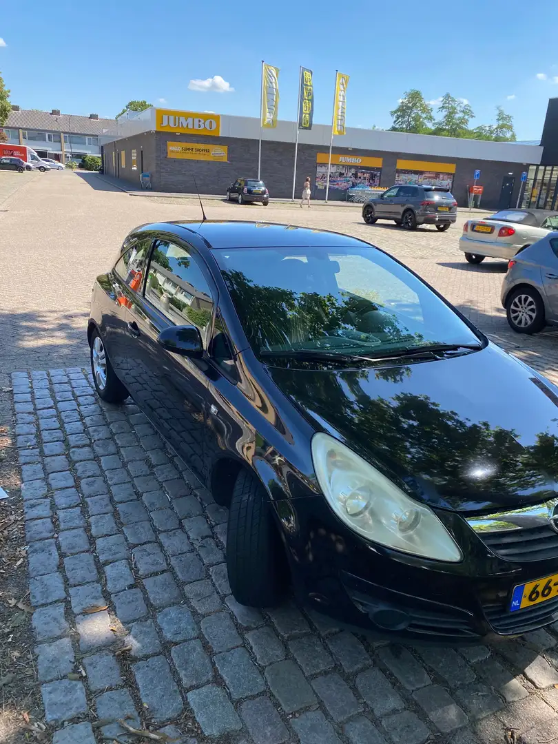 Opel Corsa Corsa 1.4-16V Business Zwart - 2