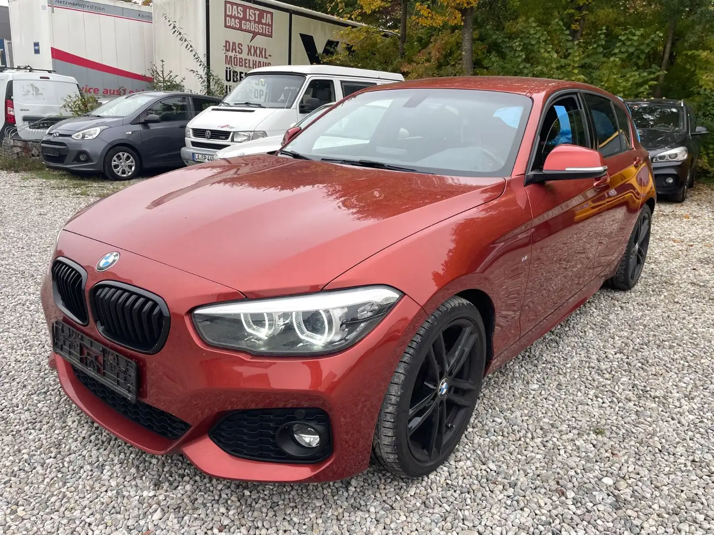 BMW 118 i Edition M Sport *Navi*40.Kilom.*Voll Fahrb Orange - 1