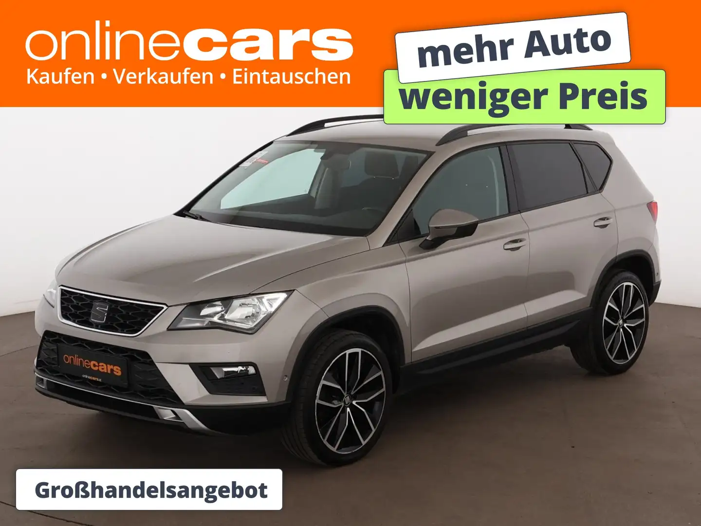 SEAT Ateca 1.6 TDI Style NAVI TEMPOMAT KLIMA PDC Beige - 1