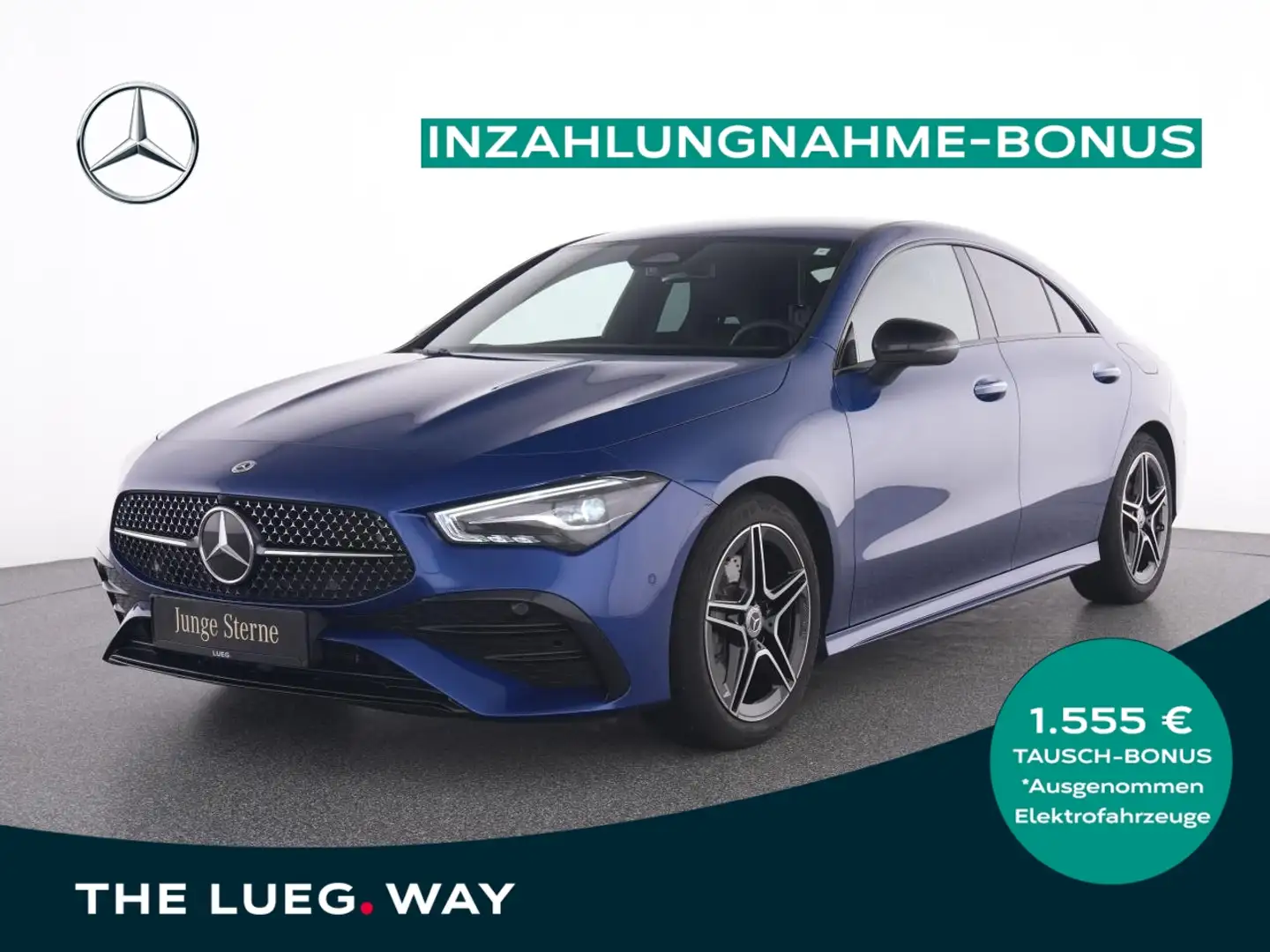 Mercedes-Benz CLA 200 AMG+MBUX+Night+LED-HP+KeyGo+Mem+RFK+PTS+ Bleu - 1