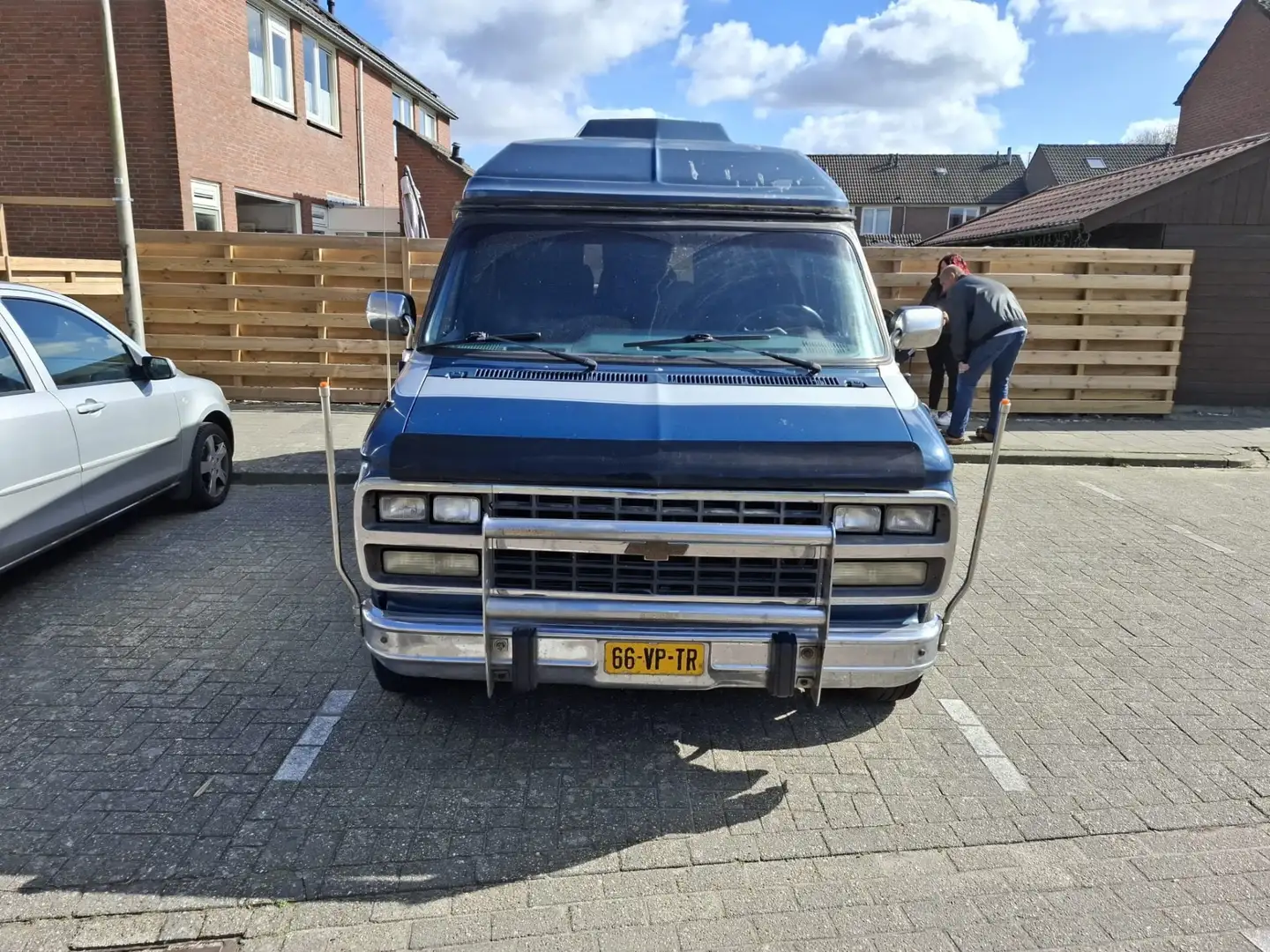 Chevrolet Chevy Van Blue - 1