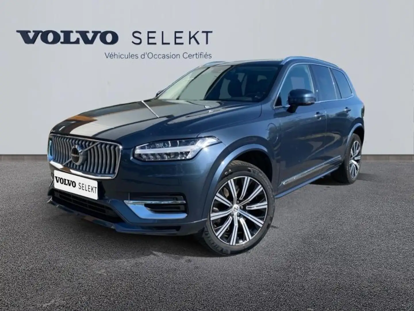 Volvo XC90 T8 AWD 310 + 145ch Inscription Geartronic Bleu - 1