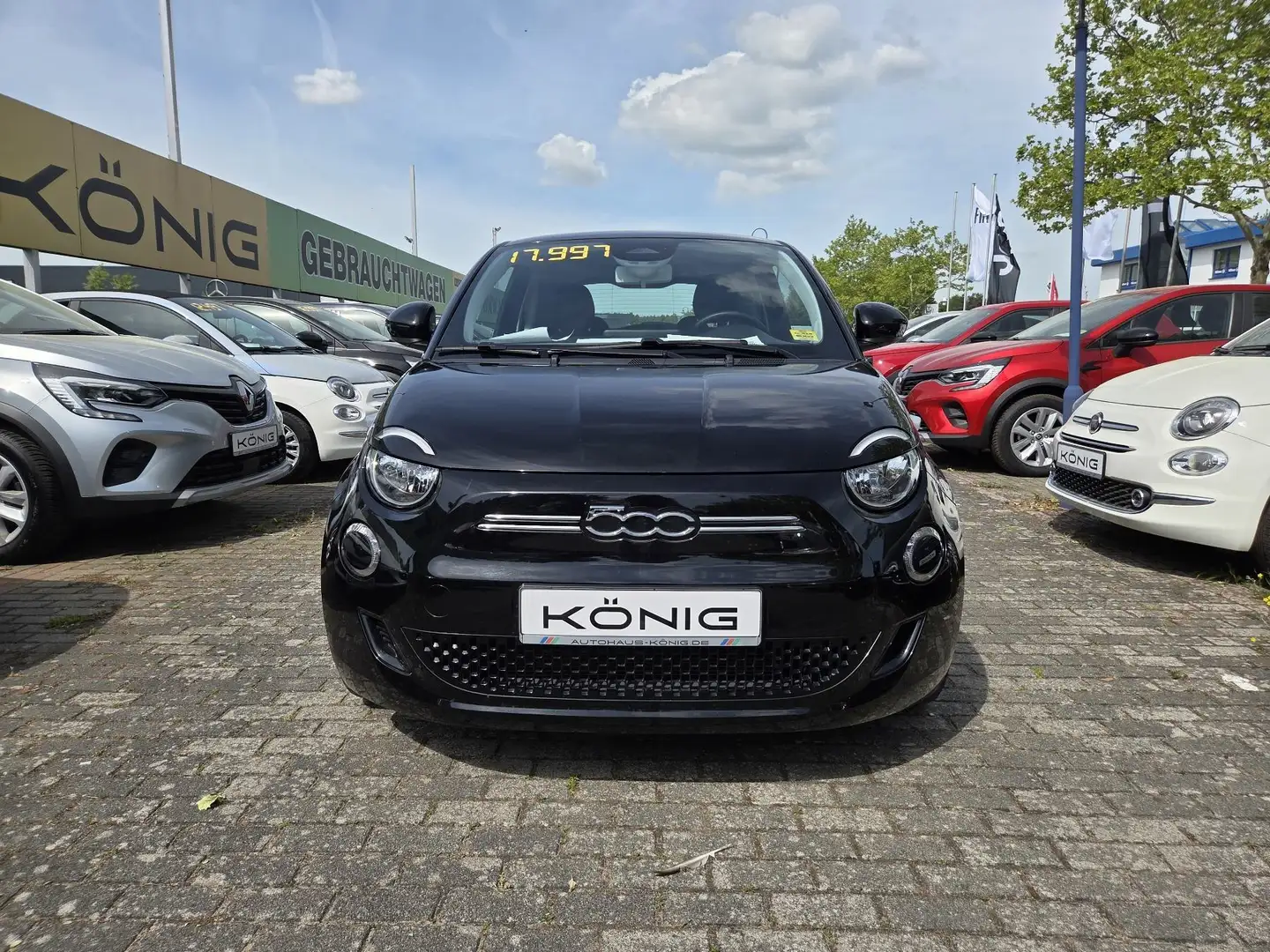 Fiat 500e Icon Carplay Klimaautomatik - Navigation Schwarz - 1