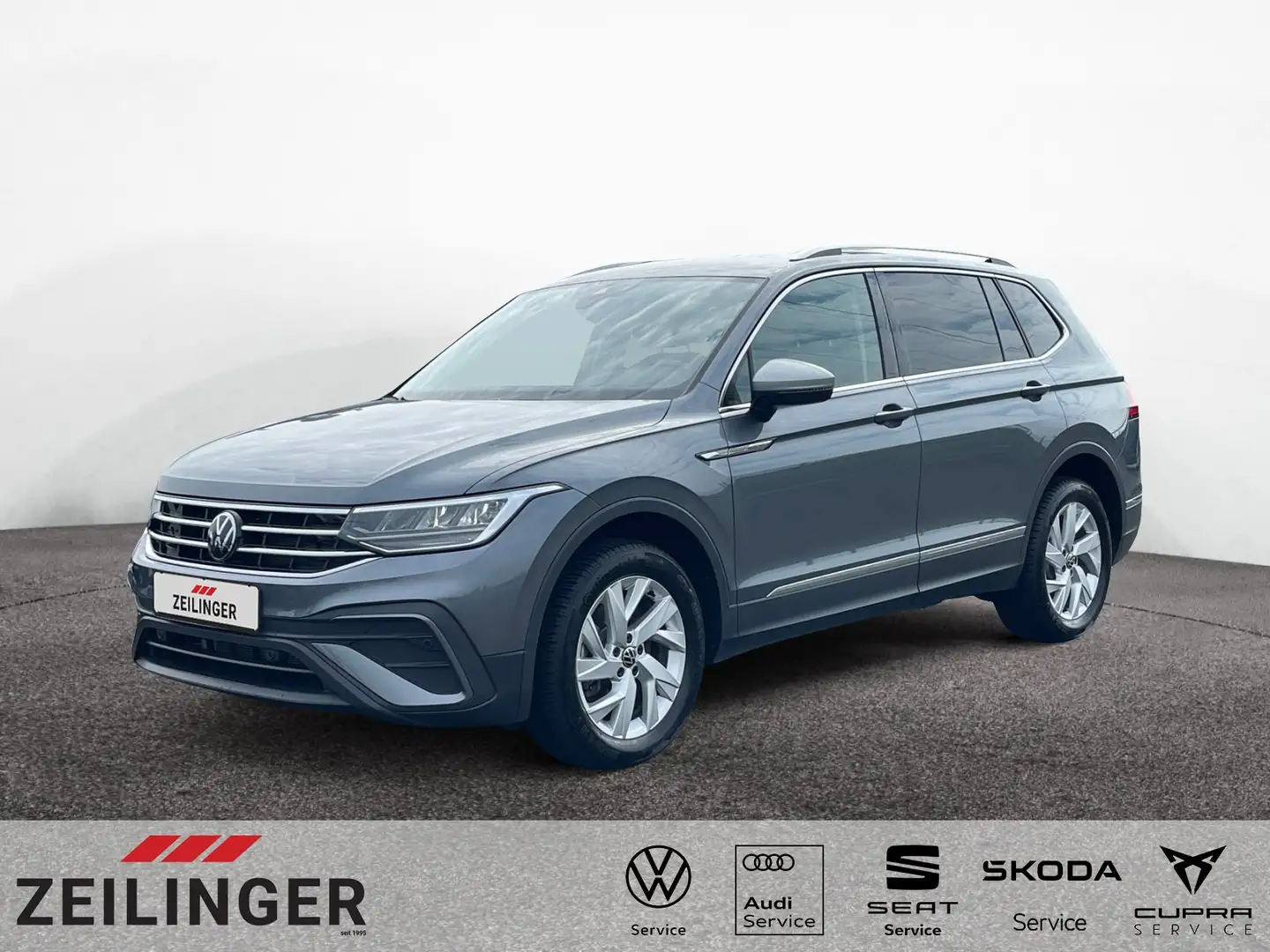 Volkswagen Tiguan Allspace Life 4Mo TDI DSG|7-S|AHK|eHECK Grau - 1