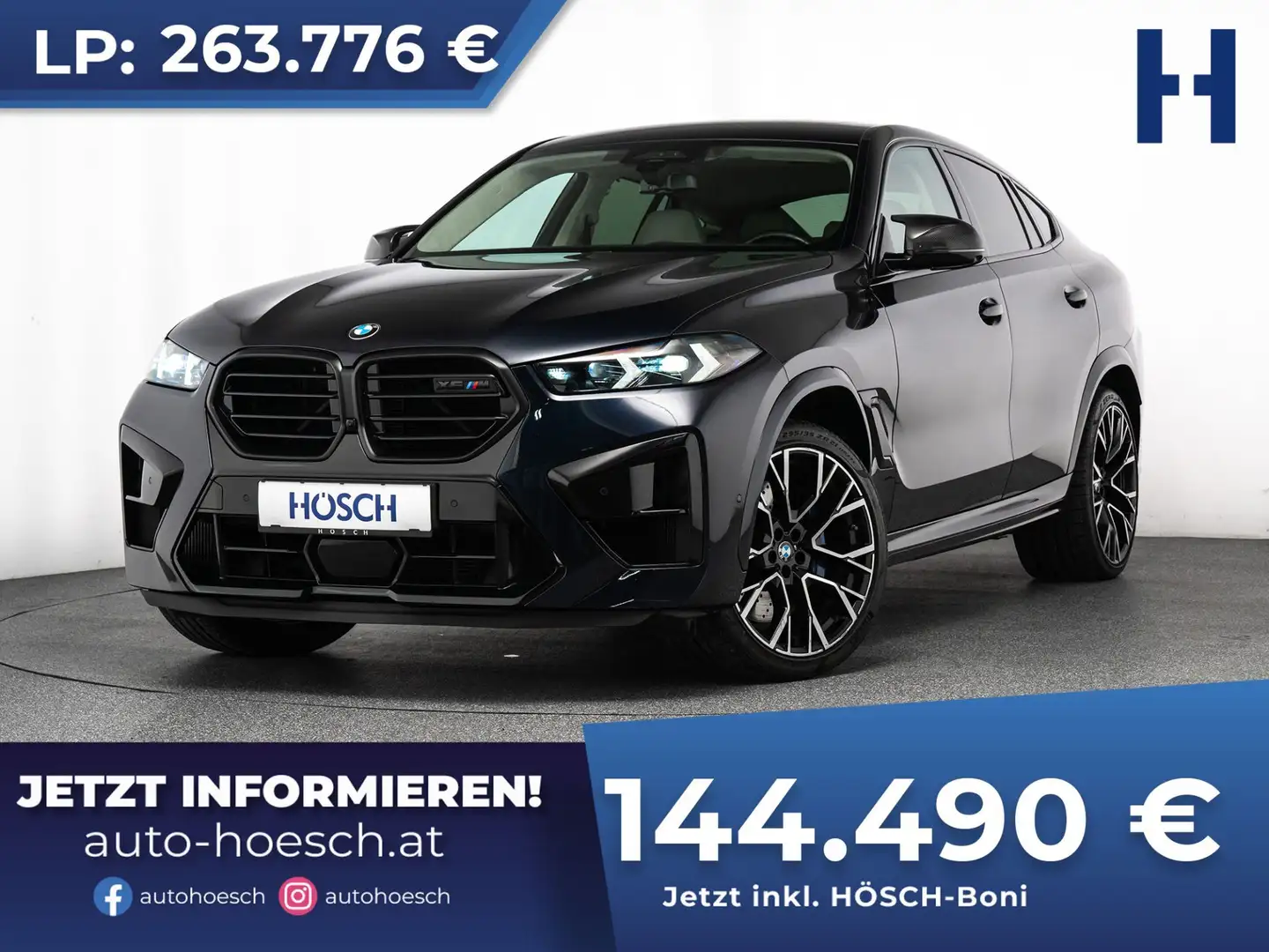 BMW X6 M Competition B&W Diamond Individual Carbon VOLL Schwarz - 1