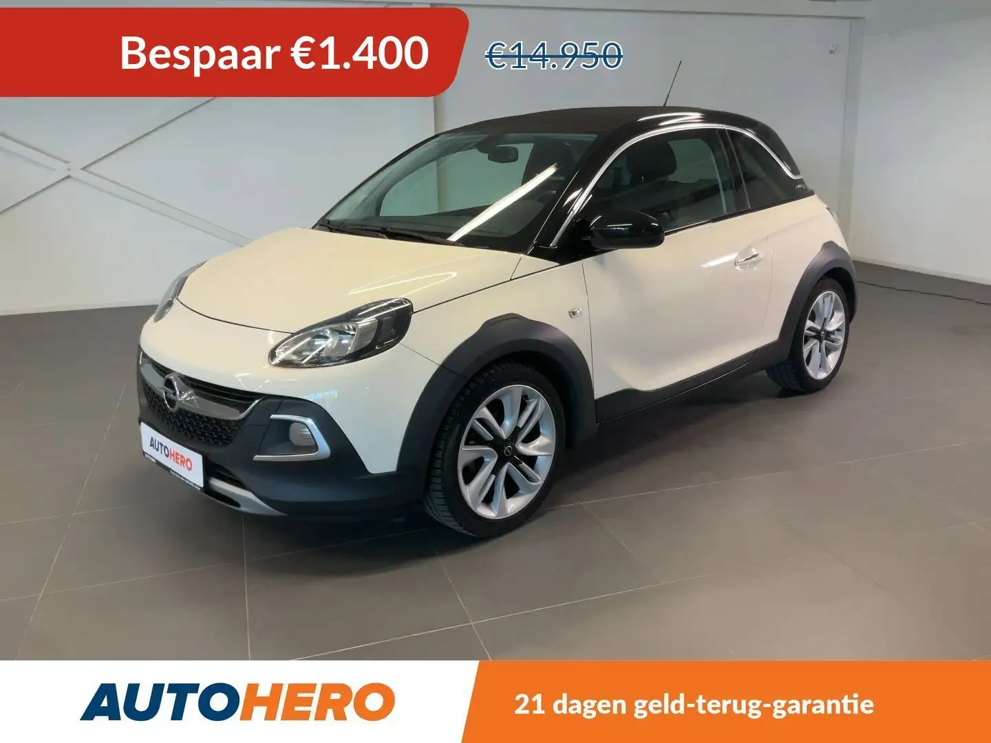 Opel Adam 1.0 Turbo Rocks ecoFlex Wit - 1