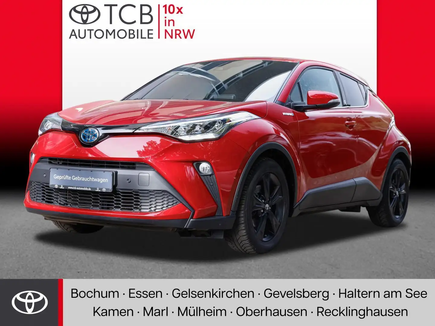 Toyota C-HR 2.0 HYBRID TEAM D SHZ PDC KLIMA LM Rot - 1