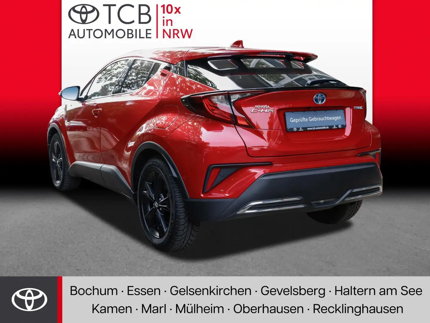 Toyota C-HR 2.0 HYBRID TEAM D SHZ PDC KLIMA LM Rot - 2