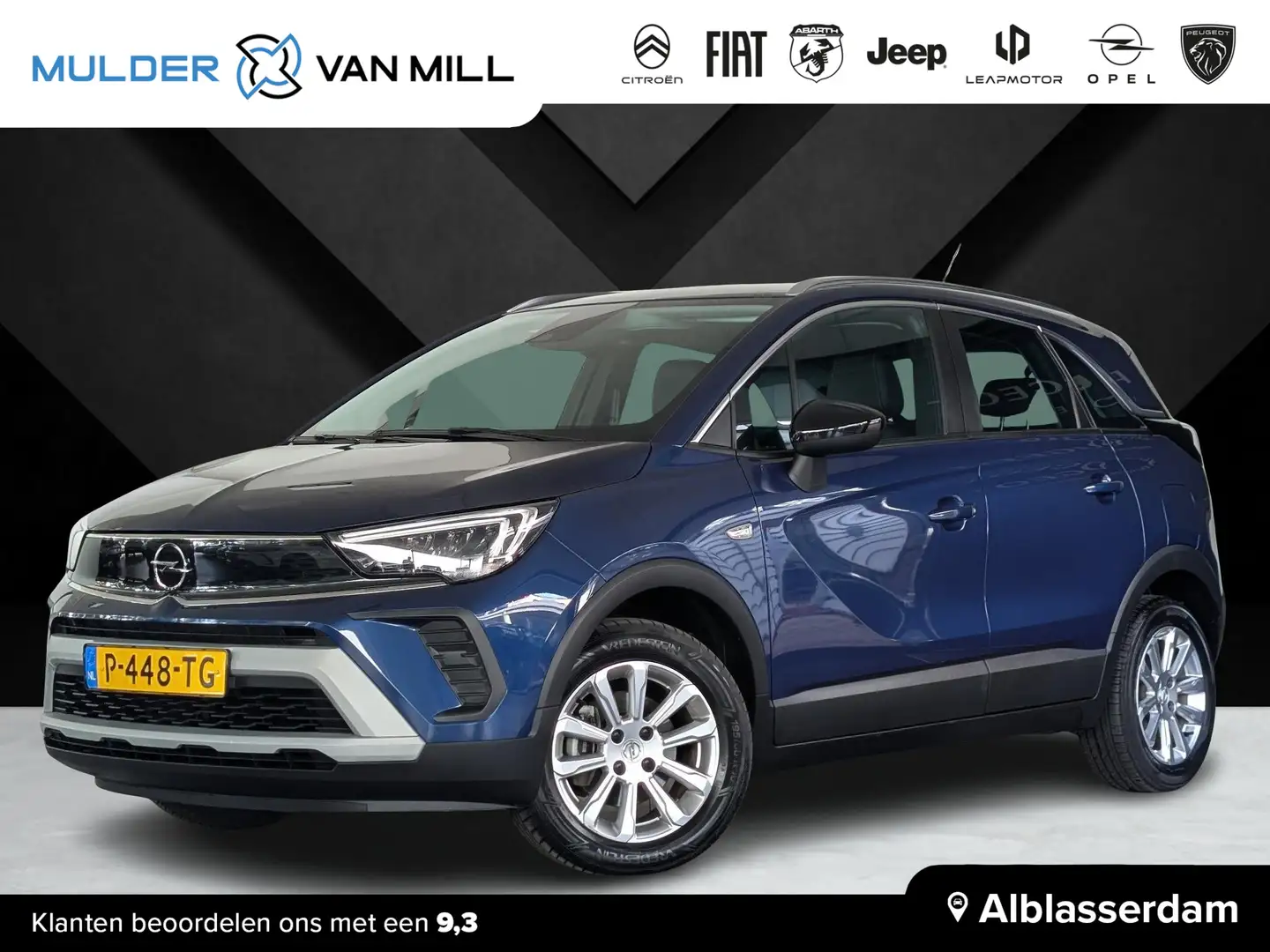 Opel Crossland Elegance 1.2 Turbo 110pk | NAVI | AGR-STOEL | CLIM Bleu - 1