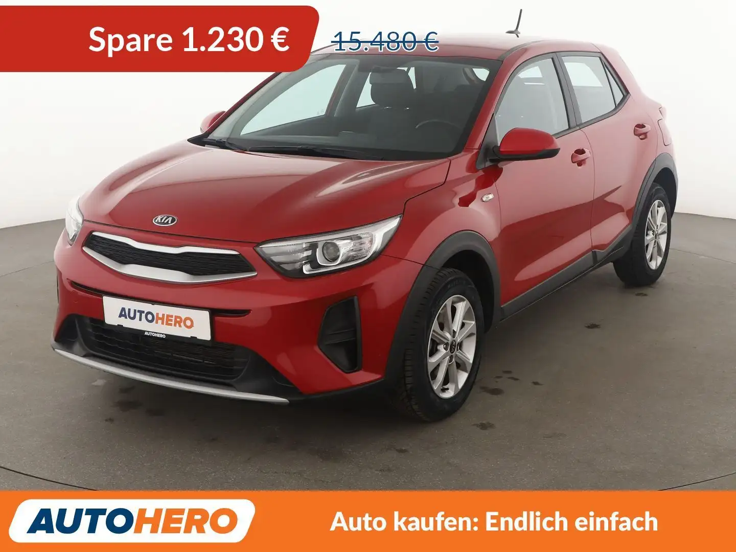 Kia Stonic 1.2 Edition 7*TEMPO*PDC*SHZ*AHK*ALU*KLIMA* Rouge - 1